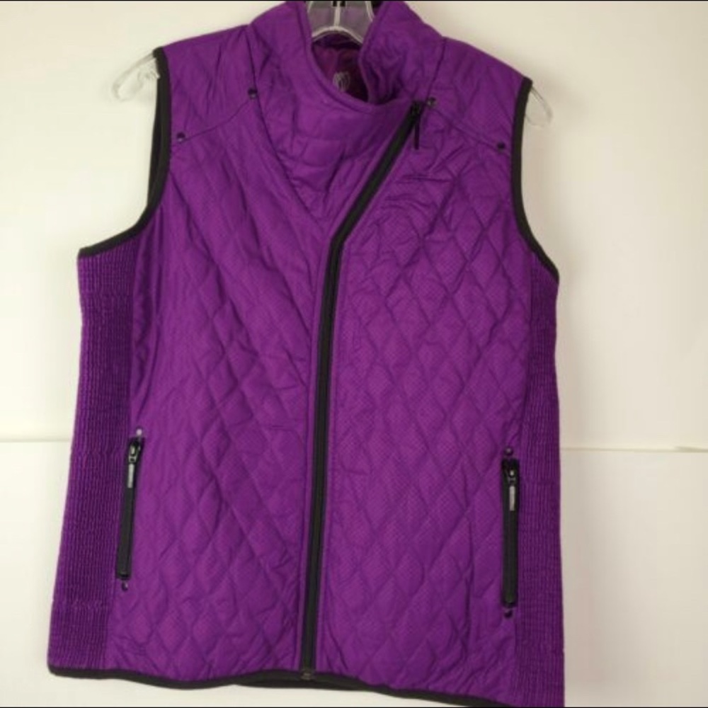 Women’s GG Blue Quilted Golf Vest